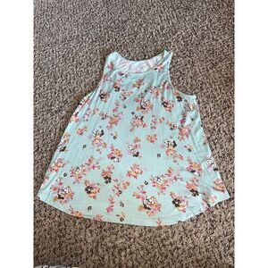 SO Favorite  Tank Top Green floral‎  size Medium